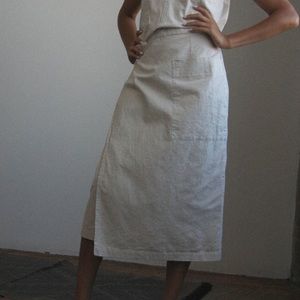 Aurorei Isa Wrap Skirt in Natural size Small S